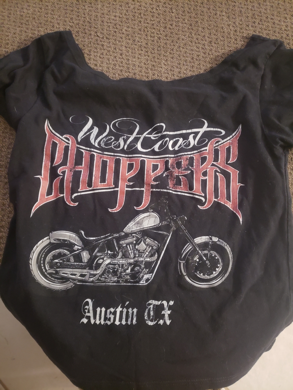 West Coast Choppers Austin TX Graphic Short Sleeve Tee - Black